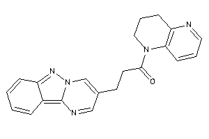 1-(3,4-dihydro-2H-1,5-naphthyridin-1-yl)-3-pyrimido[1,2-b]indazol-3-yl-propan-1-one