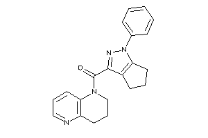 3,4-dihydro-2H-1,5-naphthyridin-1-yl-(1-phenyl-5,6-dihydro-4H-cyclopenta[c]pyrazol-3-yl)methanone