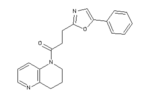 1-(3,4-dihydro-2H-1,5-naphthyridin-1-yl)-3-(5-phenyloxazol-2-yl)propan-1-one