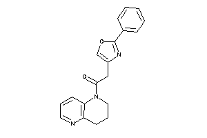 Image of 1-(3,4-dihydro-2H-1,5-naphthyridin-1-yl)-2-(2-phenyloxazol-4-yl)ethanone