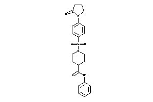 1-[4-(2-ketopyrrolidino)phenyl]sulfonyl-N-phenyl-isonipecotamide