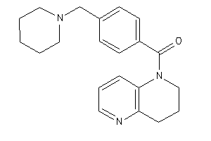 3,4-dihydro-2H-1,5-naphthyridin-1-yl-[4-(piperidinomethyl)phenyl]methanone