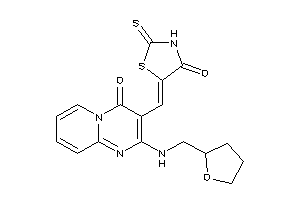 5-[[4-keto-2-(tetrahydrofurfurylamino)pyrido[1,2-a]pyrimidin-3-yl]methylene]-2-thioxo-thiazolidin-4-one