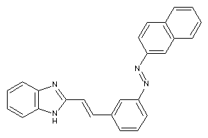 Image of [3-[2-(1H-benzimidazol-2-yl)vinyl]phenyl]-(2-naphthyl)diazene