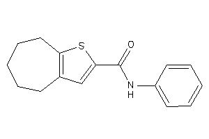 N-phenyl-5,6,7,8-tetrahydro-4H-cyclohepta[b]thiophene-2-carboxamide