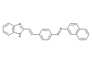 [4-[2-(1H-benzimidazol-2-yl)vinyl]phenyl]-(2-naphthyl)diazene