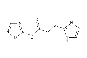 N-(1,2,4-oxadiazol-5-yl)-2-(4H-1,2,4-triazol-3-ylthio)acetamide