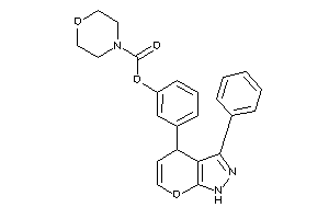 Image of Morpholine-4-carboxylic Acid [3-(3-phenyl-1,4-dihydropyrano[2,3-c]pyrazol-4-yl)phenyl] Ester
