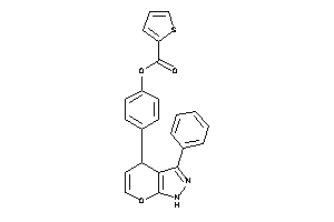 Image of Thiophene-2-carboxylic Acid [4-(3-phenyl-1,4-dihydropyrano[2,3-c]pyrazol-4-yl)phenyl] Ester
