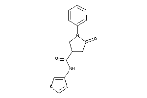 5-keto-1-phenyl-N-(3-thienyl)pyrrolidine-3-carboxamide