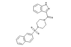 1H-indazol-3-yl-[4-(2-naphthylsulfonyl)piperazino]methanone