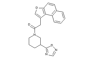 Image of 2-benzo[e]benzofuran-1-yl-1-[3-(1,2,4-oxadiazol-5-yl)piperidino]ethanone