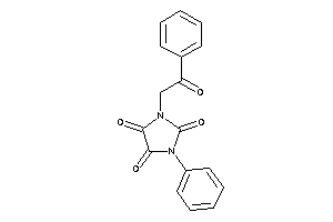 1-phenacyl-3-phenyl-imidazolidine-2,4,5-trione