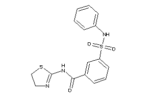 3-(phenylsulfamoyl)-N-(2-thiazolin-2-yl)benzamide