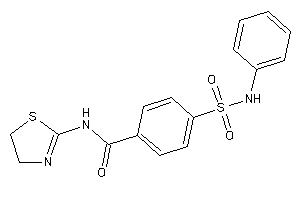 4-(phenylsulfamoyl)-N-(2-thiazolin-2-yl)benzamide