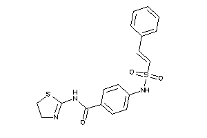 4-(styrylsulfonylamino)-N-(2-thiazolin-2-yl)benzamide