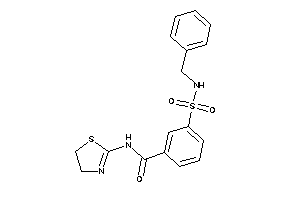 3-(benzylsulfamoyl)-N-(2-thiazolin-2-yl)benzamide