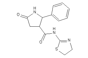 5-keto-2-phenyl-N-(2-thiazolin-2-yl)pyrrolidine-3-carboxamide