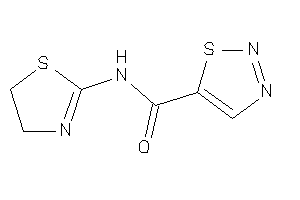 N-(2-thiazolin-2-yl)thiadiazole-5-carboxamide