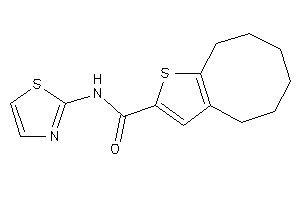 N-thiazol-2-yl-4,5,6,7,8,9-hexahydrocycloocta[b]thiophene-2-carboxamide