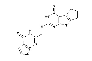 2-[[(ketoBLAHyl)thio]methyl]-3H-furo[2,3-d]pyrimidin-4-one