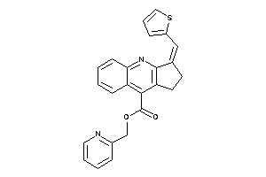 3-(2-thenylidene)-1,2-dihydrocyclopenta[b]quinoline-9-carboxylic Acid 2-pyridylmethyl Ester