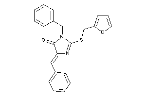 5-benzal-3-benzyl-2-(2-furfurylthio)-2-imidazolin-4-one