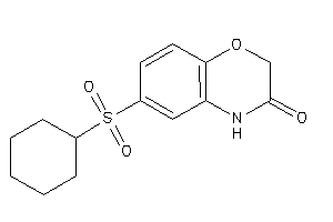 6-cyclohexylsulfonyl-4H-1,4-benzoxazin-3-one