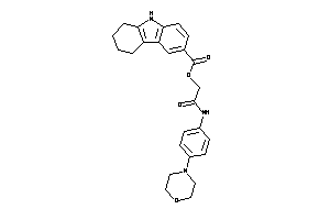 6,7,8,9-tetrahydro-5H-carbazole-3-carboxylic Acid [2-keto-2-(4-morpholinoanilino)ethyl] Ester