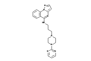 Image of Pyrazolo[1,5-a]quinazolin-5-yl-[3-[4-(2-pyrimidyl)piperazino]propyl]amine