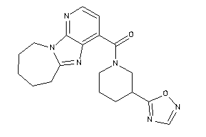 [3-(1,2,4-oxadiazol-5-yl)piperidino]-BLAHyl-methanone