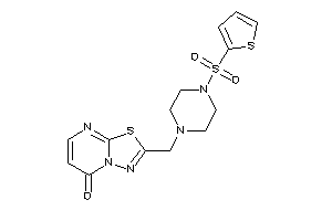 Image of 2-[[4-(2-thienylsulfonyl)piperazino]methyl]-[1,3,4]thiadiazolo[3,2-a]pyrimidin-5-one
