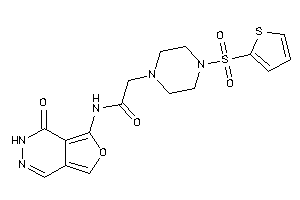 N-(4-keto-3H-furo[3,4-d]pyridazin-5-yl)-2-[4-(2-thienylsulfonyl)piperazino]acetamide