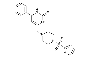 4-phenyl-6-[[4-(2-thienylsulfonyl)piperazino]methyl]-3,4-dihydro-1H-pyrimidin-2-one