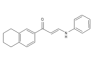 Image of 3-anilino-1-tetralin-6-yl-prop-2-en-1-one
