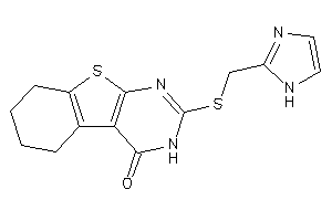 2-(1H-imidazol-2-ylmethylthio)-5,6,7,8-tetrahydro-3H-benzothiopheno[2,3-d]pyrimidin-4-one