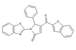 4-(benzofuran-2-carbonyl)-1-(1,3-benzothiazol-2-yl)-5-phenyl-3-pyrrolin-2-one