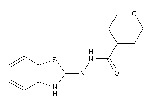 N-(3H-1,3-benzothiazol-2-ylideneamino)tetrahydropyran-4-carboxamide