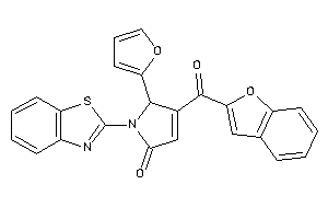 4-(benzofuran-2-carbonyl)-1-(1,3-benzothiazol-2-yl)-5-(2-furyl)-3-pyrrolin-2-one