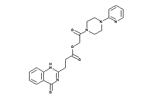 3-(4-keto-1H-quinazolin-2-yl)propionic Acid [2-keto-2-[4-(2-pyridyl)piperazino]ethyl] Ester