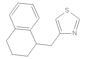 Image of 4-(tetralin-1-ylmethyl)thiazole