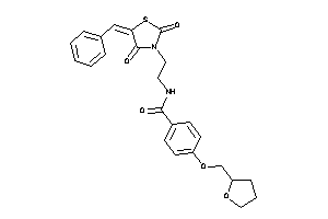 N-[2-(5-benzal-2,4-diketo-thiazolidin-3-yl)ethyl]-4-(tetrahydrofurfuryloxy)benzamide