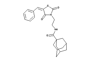 N-[2-(5-benzal-2,4-diketo-thiazolidin-3-yl)ethyl]adamantane-1-carboxamide