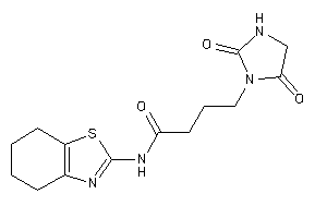 4-(2,5-diketoimidazolidin-1-yl)-N-(4,5,6,7-tetrahydro-1,3-benzothiazol-2-yl)butyramide