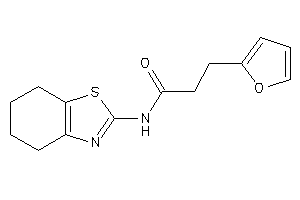 3-(2-furyl)-N-(4,5,6,7-tetrahydro-1,3-benzothiazol-2-yl)propionamide