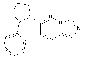 6-(2-phenylpyrrolidino)-[1,2,4]triazolo[3,4-f]pyridazine