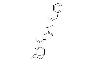 N-[2-[(2-anilino-2-keto-ethyl)amino]-2-keto-ethyl]adamantane-1-carboxamide