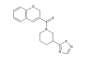 2H-chromen-3-yl-[3-(1,2,4-oxadiazol-5-yl)piperidino]methanone