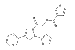 Isoxazole-4-carboxylic Acid [2-[5-(2-furyl)-3-phenyl-2-pyrazolin-1-yl]-2-keto-ethyl] Ester