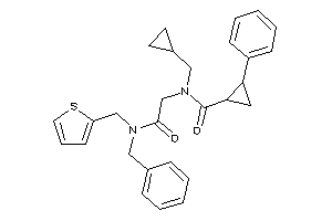 N-[2-[benzyl(2-thenyl)amino]-2-keto-ethyl]-N-(cyclopropylmethyl)-2-phenyl-cyclopropanecarboxamide